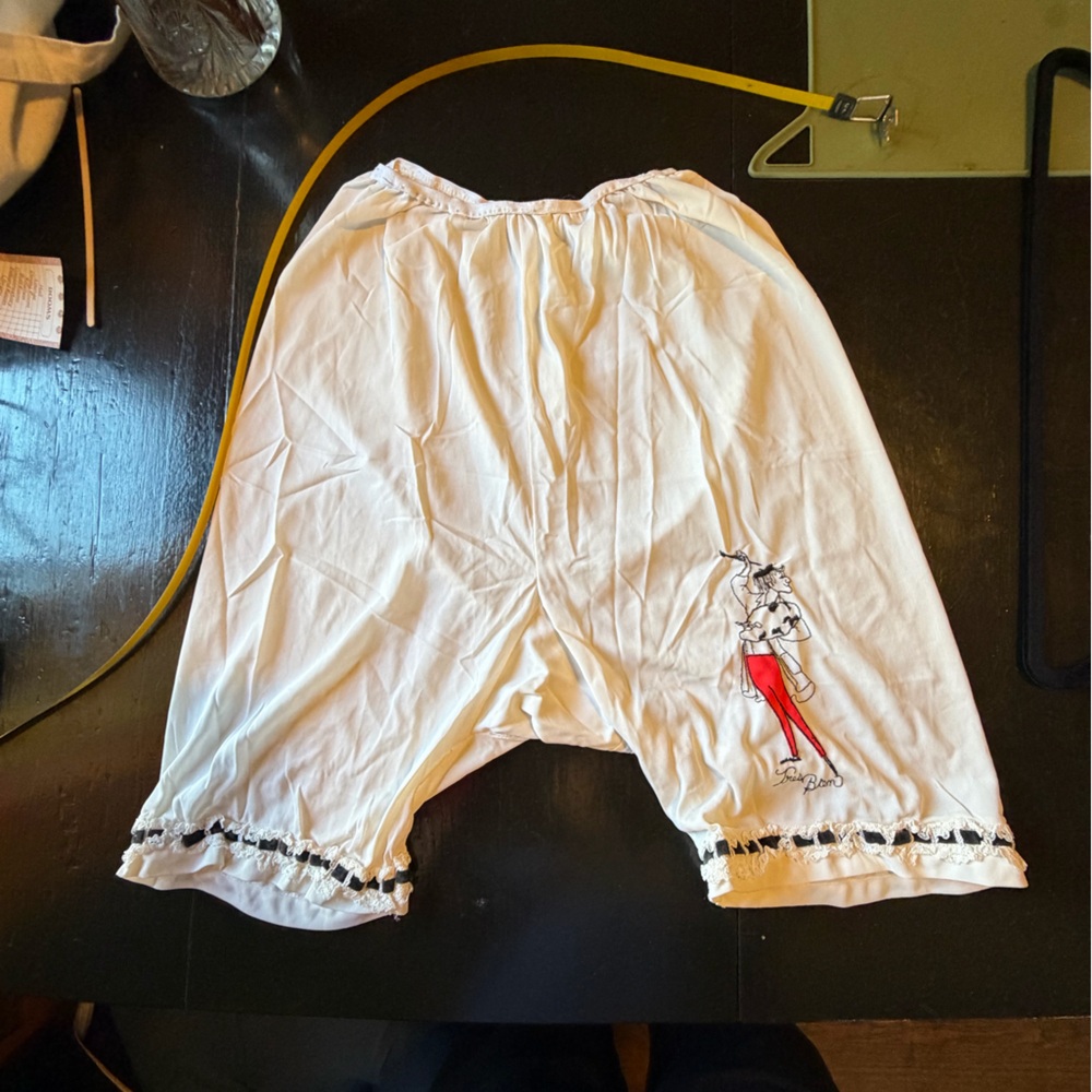 Vintage Bloomers w/ French Cartoon